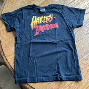 Child’s size M Harley Davidson shirt sleeved tshirt.